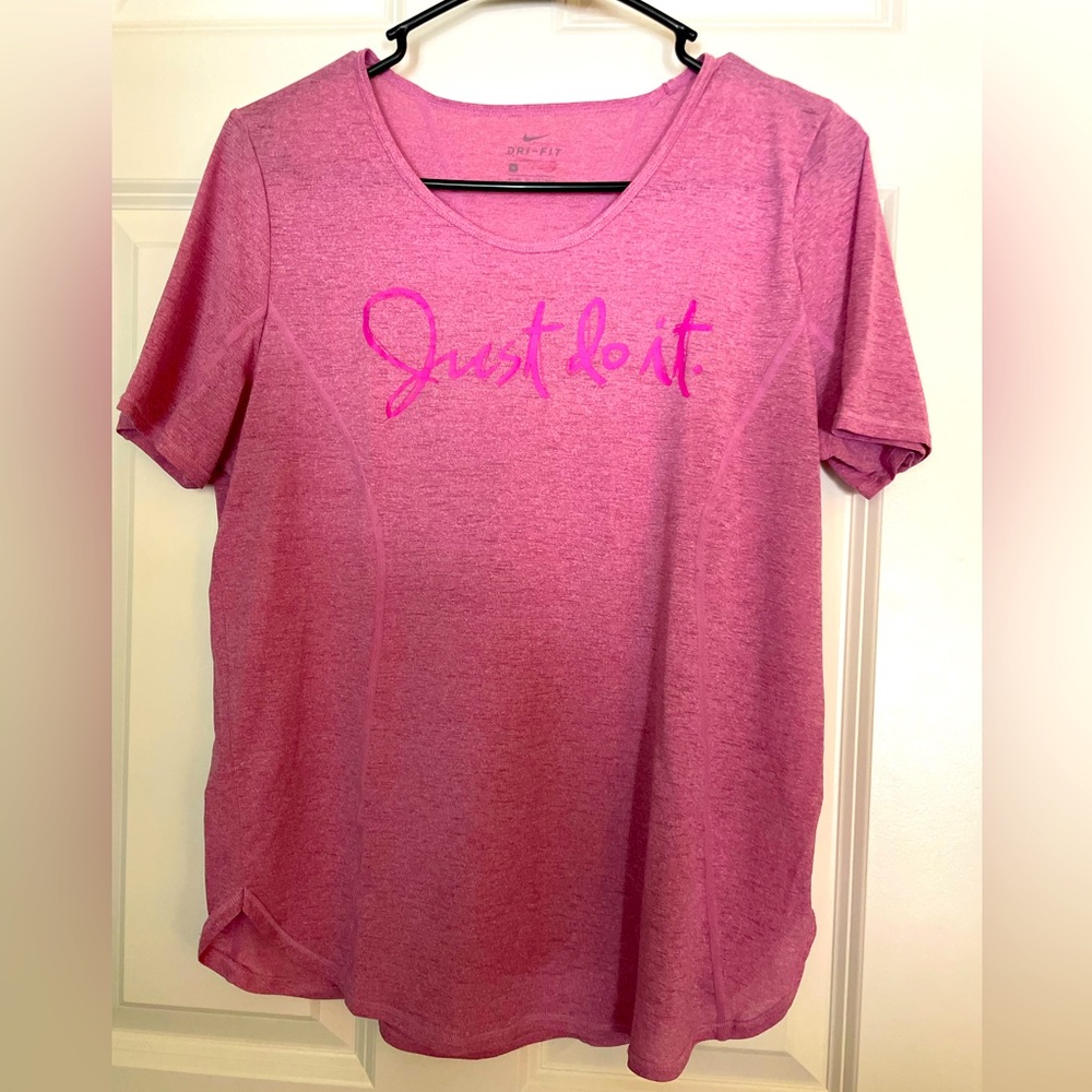 Nike dri-fit WORKOUT top, Pink, M